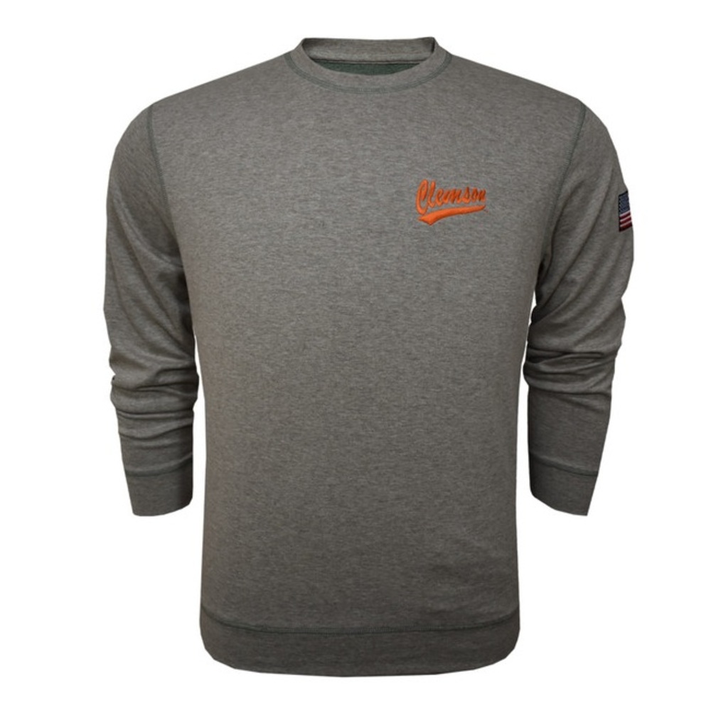 Horn Legend Clemson "Military Appreciation" Olive Crewneck XL